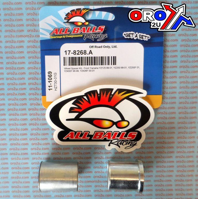 WHEEL SPACER KIT YZ 99-01, ALLBALLS 11-1069 YAMAHA