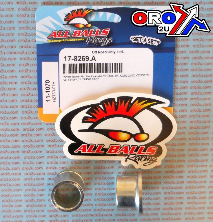 WHEEL SPACER KIT YZ 02-07, ALLBALLS 11-1070 YAMAHA