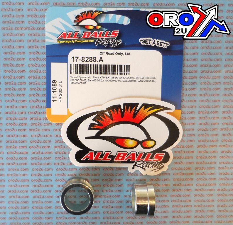 WHEEL SPACER KIT KTM 00-02, ALLBALLS 11-1089