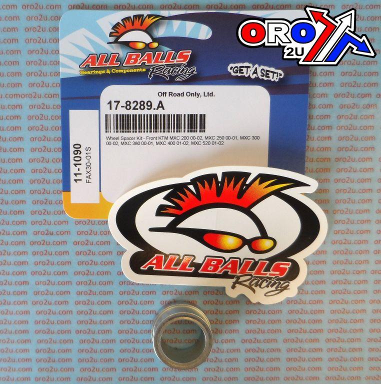 WHEEL SPACER KIT KTM 00-02, ALLBALLS 11-1090
