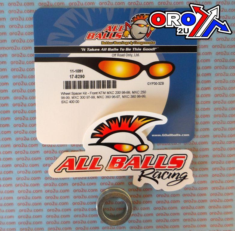 WHEEL SPACER KIT KTM 89-99, ALLBALLS11-1091 200 250 300