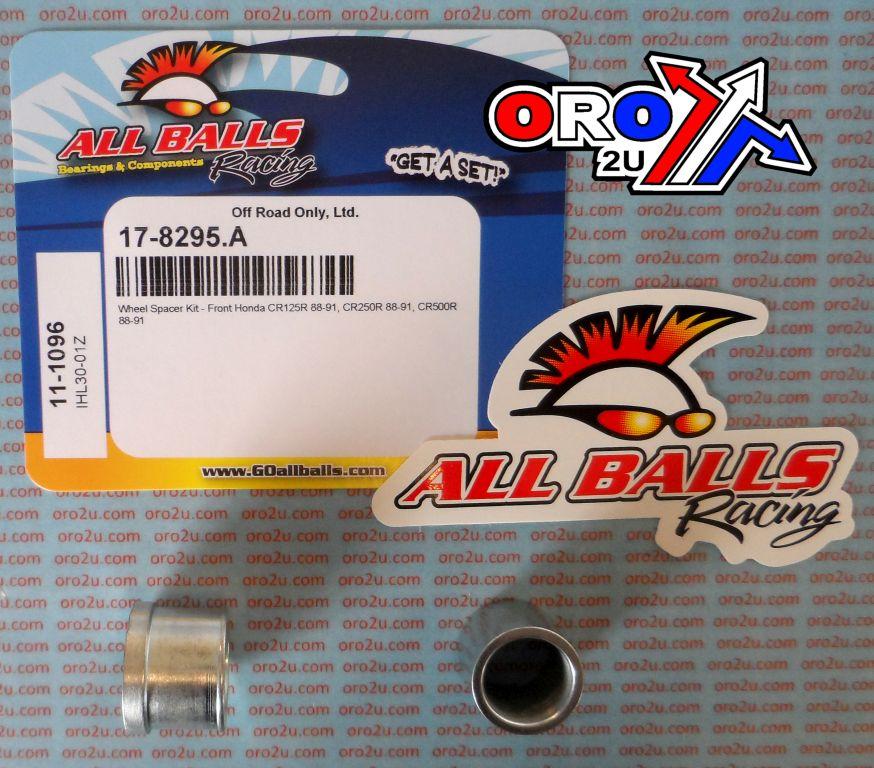 WHEEL SPACER KIT CR 89 -91, ALLBALLS 11-1096 HONDA