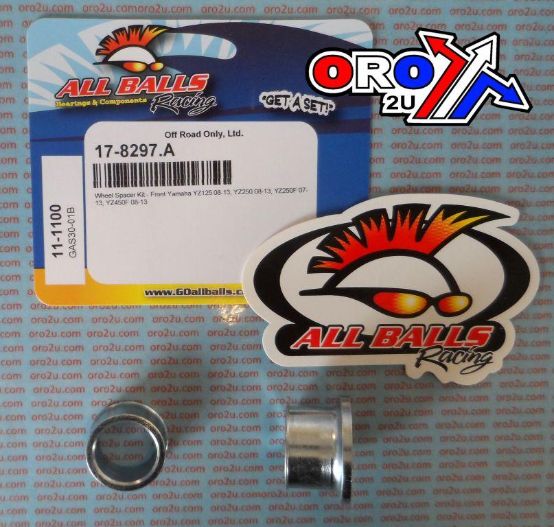 WHEEL SPACER KIT YZ125/250 08-18, ALLBALLS 11-1100 YAMAHA