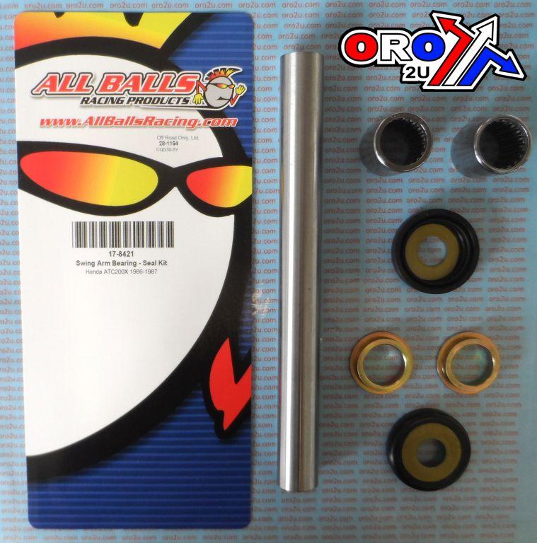 SWINGARM BEARING KIT ALLBALLS, ALLBALLS 28-1154 HONDA ATC200X 86-87