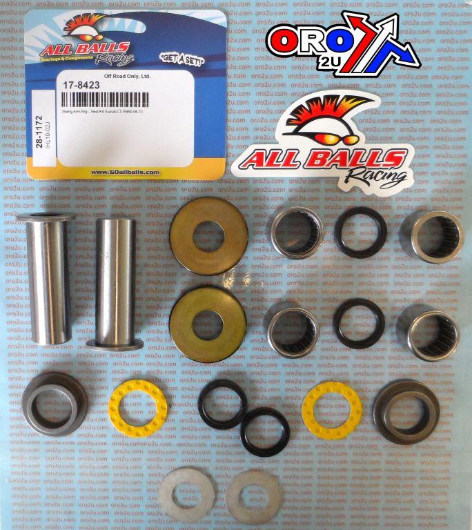 SWINGARM BEARING KIT ALLBALLS, ALLBALLS 28-1172 SUZUKI LT-R450