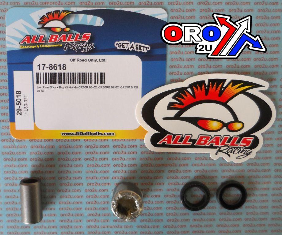 LOWER SHOCK BEARING KIT CR, ALLBALLS 29-5018 HONDA