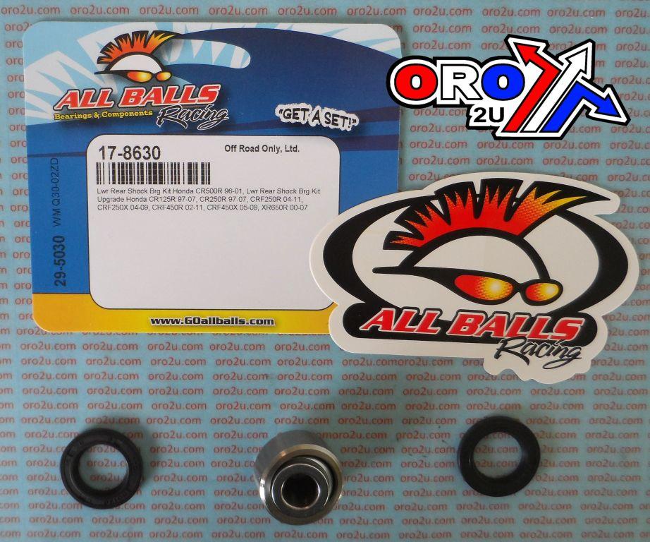 LOWER SHOCK BEARING KIT, ALLBALLS 29-5030 HONDA CRF