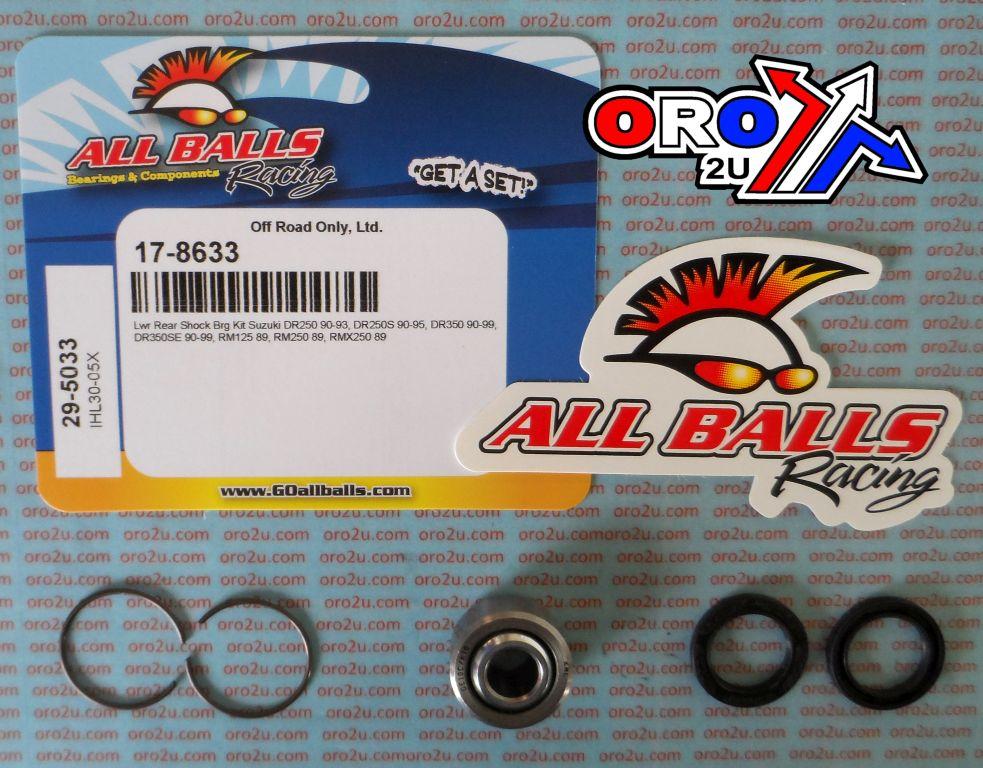 LOWER SHOCK BEARING KIT SUZ, ALLBALLS 29-5033 SUZUKI RM