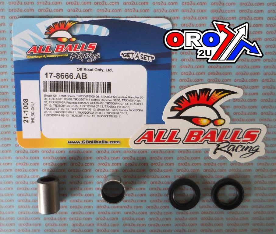 FRONT SHOCK BUSHING KIT TRX, ALLBALLS 21-1008 HONDA ATV, AB21-1008