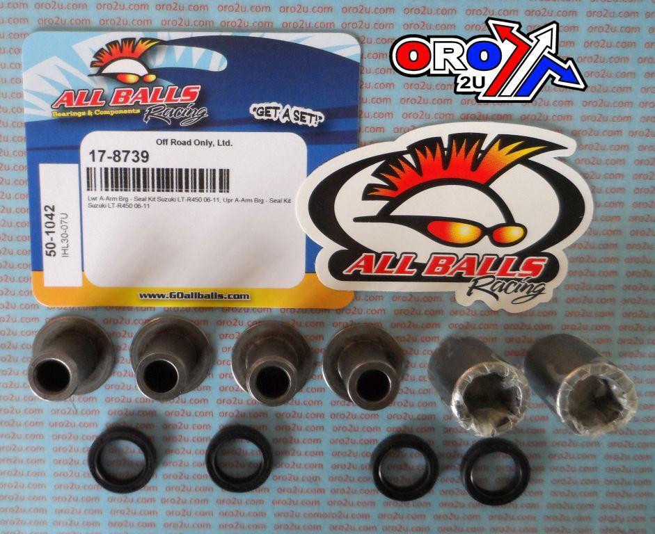 LOWER A-ARM KIT LT-R450, ALLBALLS 50-1042 SUZUKI