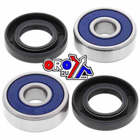 WHEEL BEARING KIT FRONT 08-13 KAWASAKI KLX140/L, ALLBALLS 25-1581 ROAD