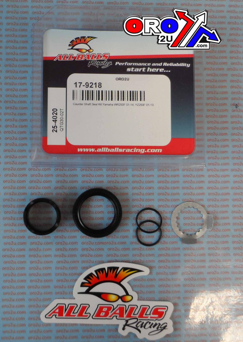 COUNTER SHAFT SEAL KIT YZF250, ALLBALLS 25-4020 WRF250