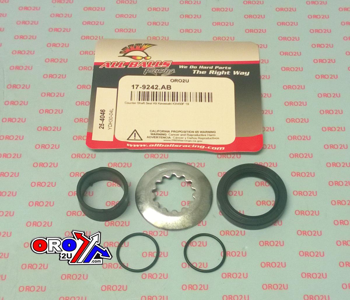 SPROCKET SEAL KIT KXF450 19-20, ALLBALLS 25-4046 KAWASAKI, Counter Shaft