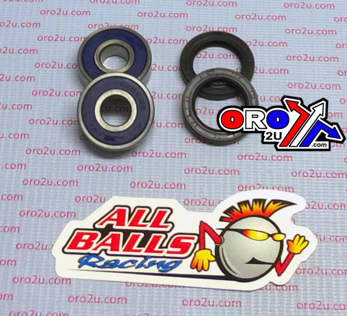 WHEEL BEARING KIT FRONT 17-22 KAW Z125 PRO/YAM YZ65/85, ALLBALLS 25-1736 ROAD/DIRT