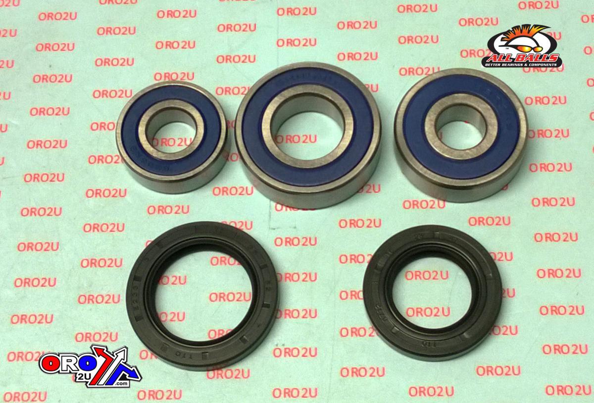 WHEEL BEARING KIT REAR 18-22 KAWASAKI Z400/EX400 NINJA, ALLBALLS 25-1780 ROAD