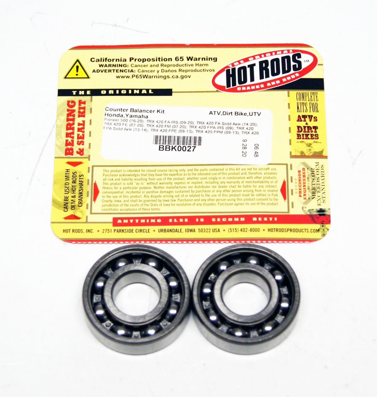 Counter Balancer Kit TRX 420, Hot Rods BBK0027