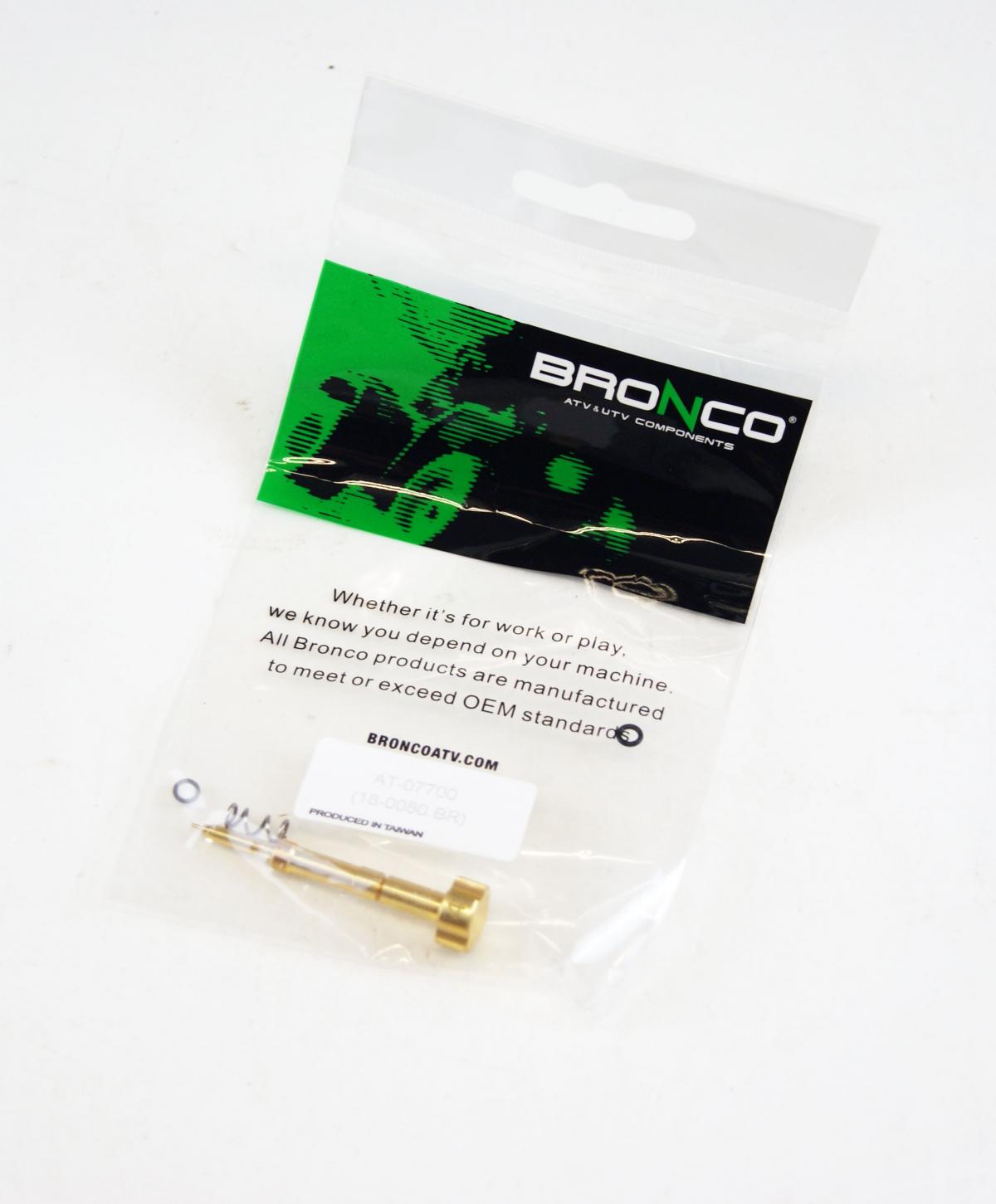 ADJUSTER AIR SCREW YFZ450, Fuel mixture screw BRASS, AT-07700