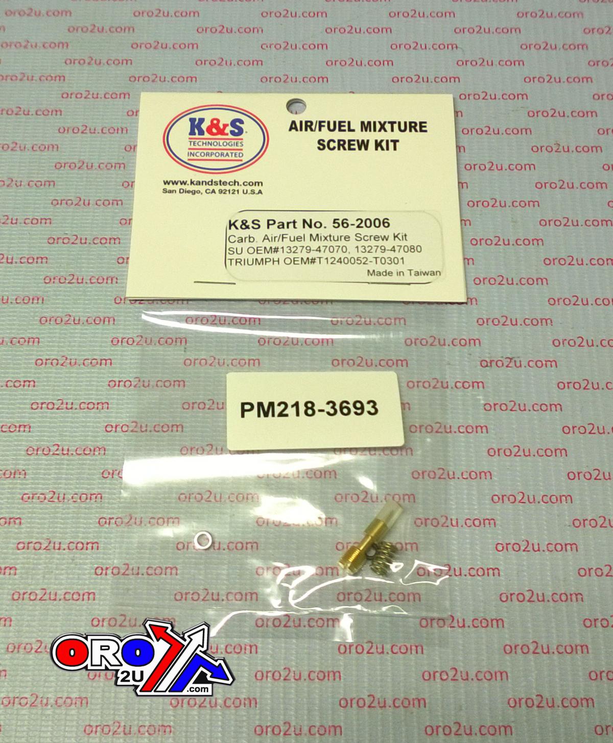 AIR FUEL SCREW KIT SUZUKI GS, 13279-47070, SUZUKI ROAD ATV, KS 56-2006