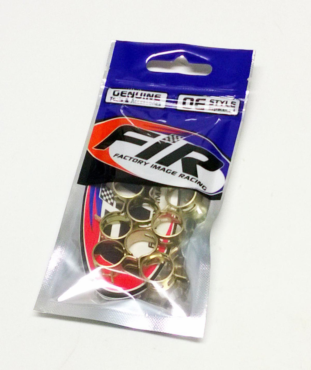 11-14mm STEEL SPRING HOSE CLIPS CLAMPS - PACK OF 10 - SM-07049