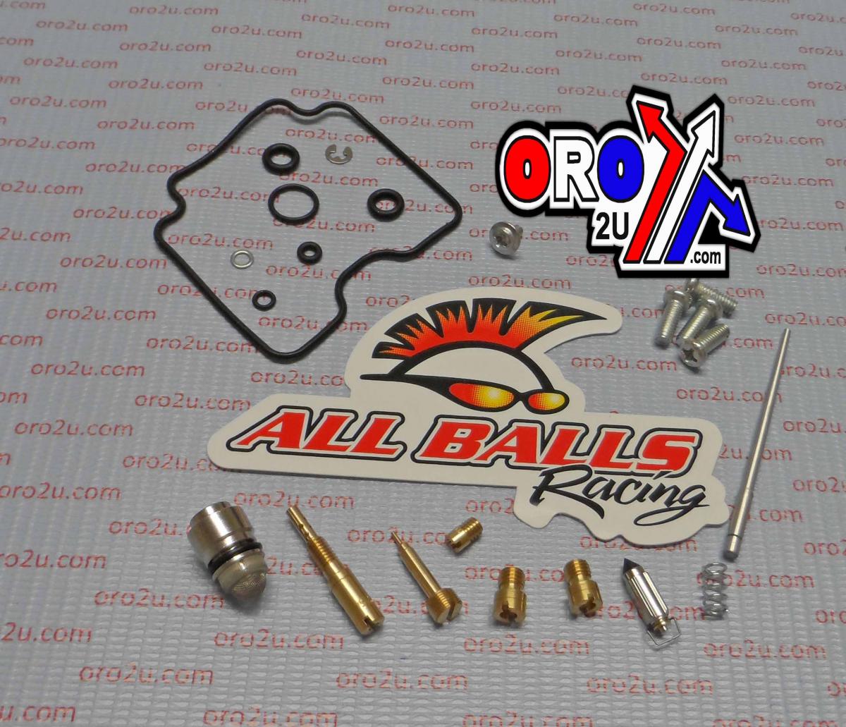 CARBURETOR REBUILD KIT 00-20 KLX400/DRZ400, ALLBALLS 26-1107 DIRT