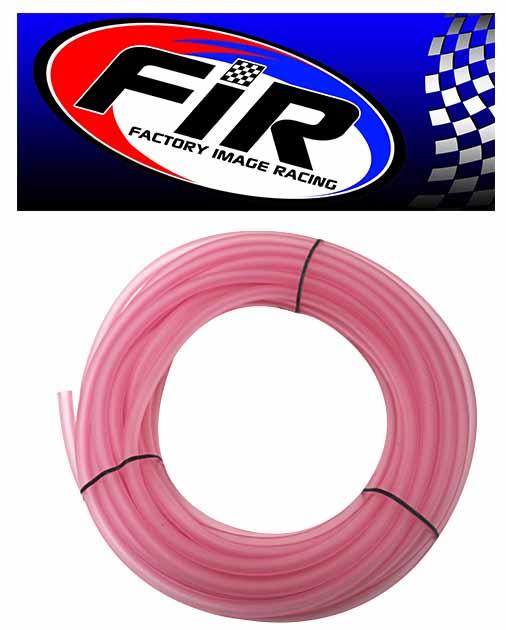 CLEAR RED BREATHER PIPE HOSE 4mm, ROLL 5M