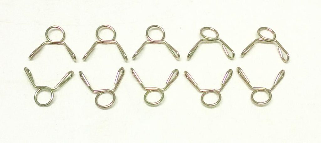 HOSE CLAMP / CLIP ID: 5mm PACK 10, ID RANGE 5.1MM -7MM
