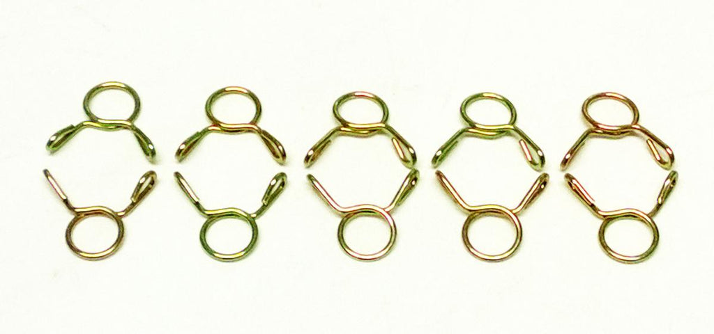 HOSE CLAMP / CLIP ID: 7mm PACK 10, ID RANGE 7MM -8.5MM