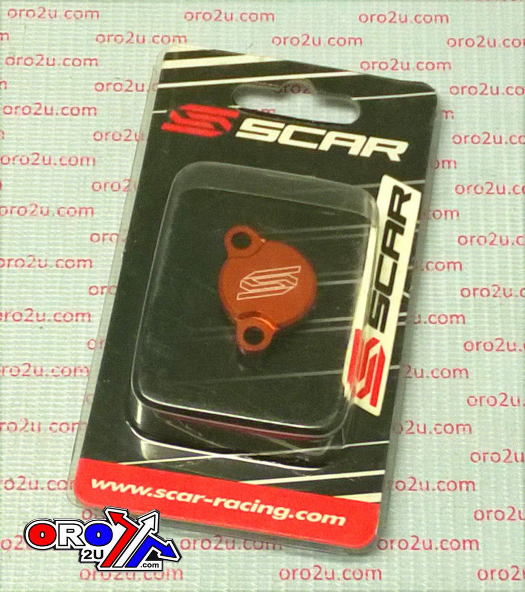 REAR RESERVOIR CAP KTM, SCAR RACING 5900 ORANGE