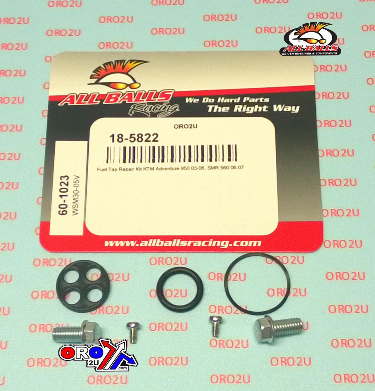 FUEL TAP REPAIR KIT ALLBALLS, ALLBALLS 60-1023 KTM SMR560/ADVENTURE 950 03-07