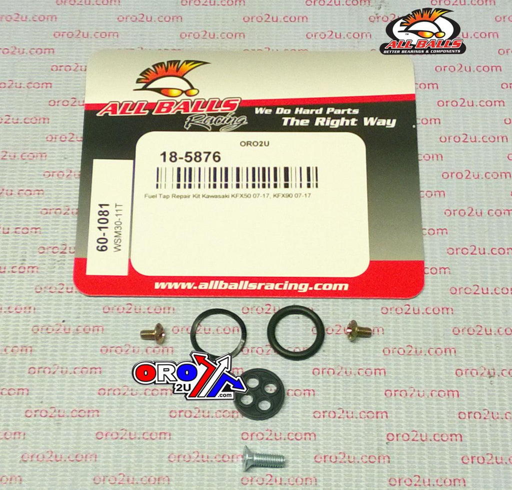 FUEL TAP REPAIR KIT ALLBALLS, ALLBALLS 60-1081 KAW KFX 50/90 07-22