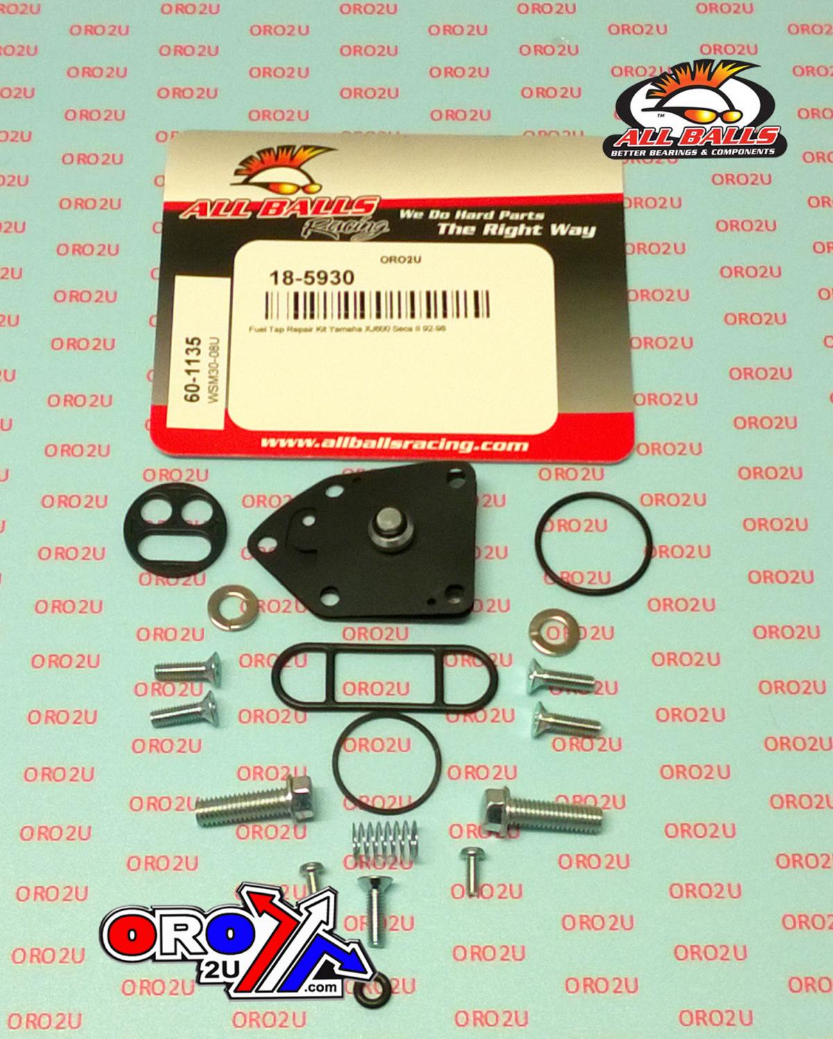 FUEL TAP REPAIR KIT ALLBALLS, ALLBALLS 60-1135 YAM XJ600 92-98