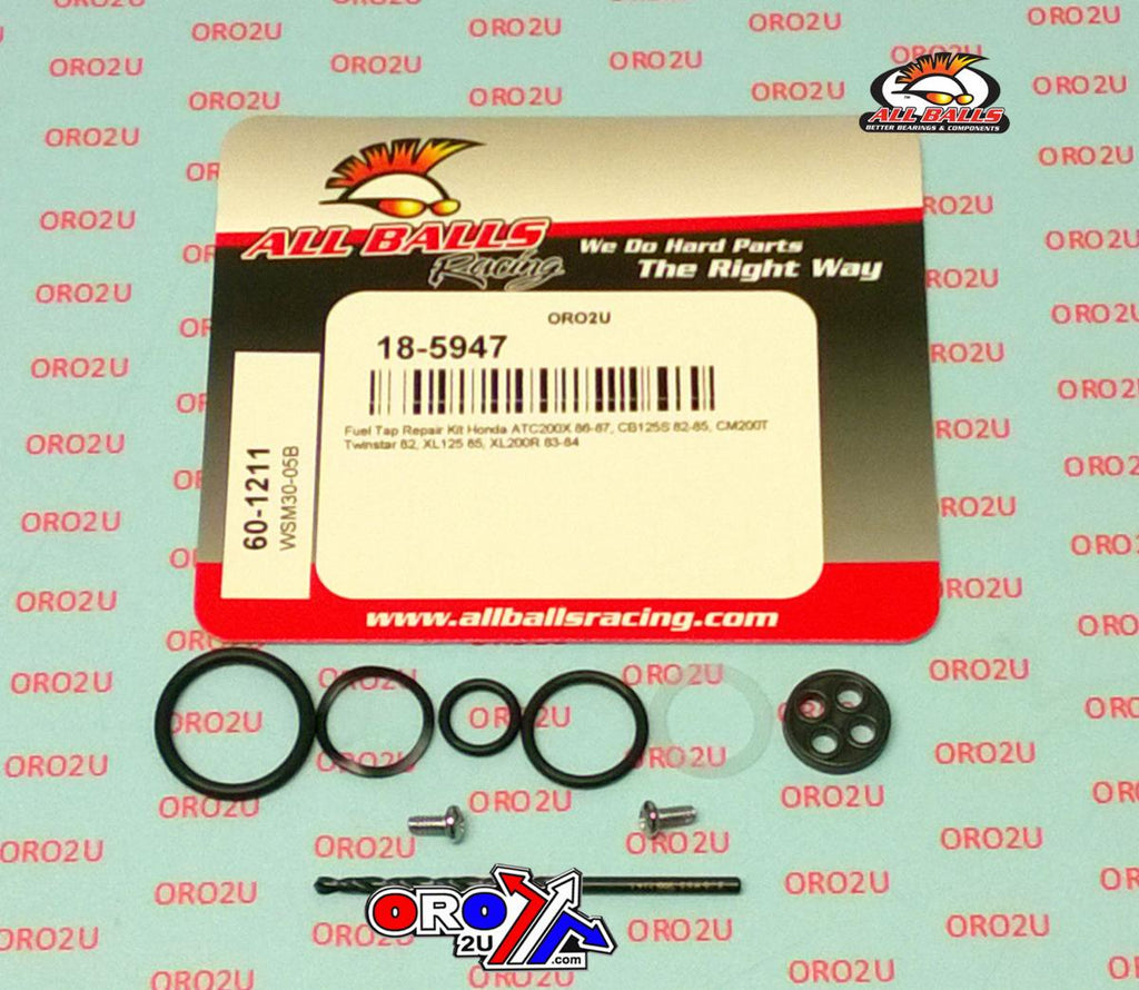 FUEL TAP REPAIR KIT ALLBALLS, ALLBALLS 60-1211 HONDA ATC/CB/CM/XL 125/200 82-87