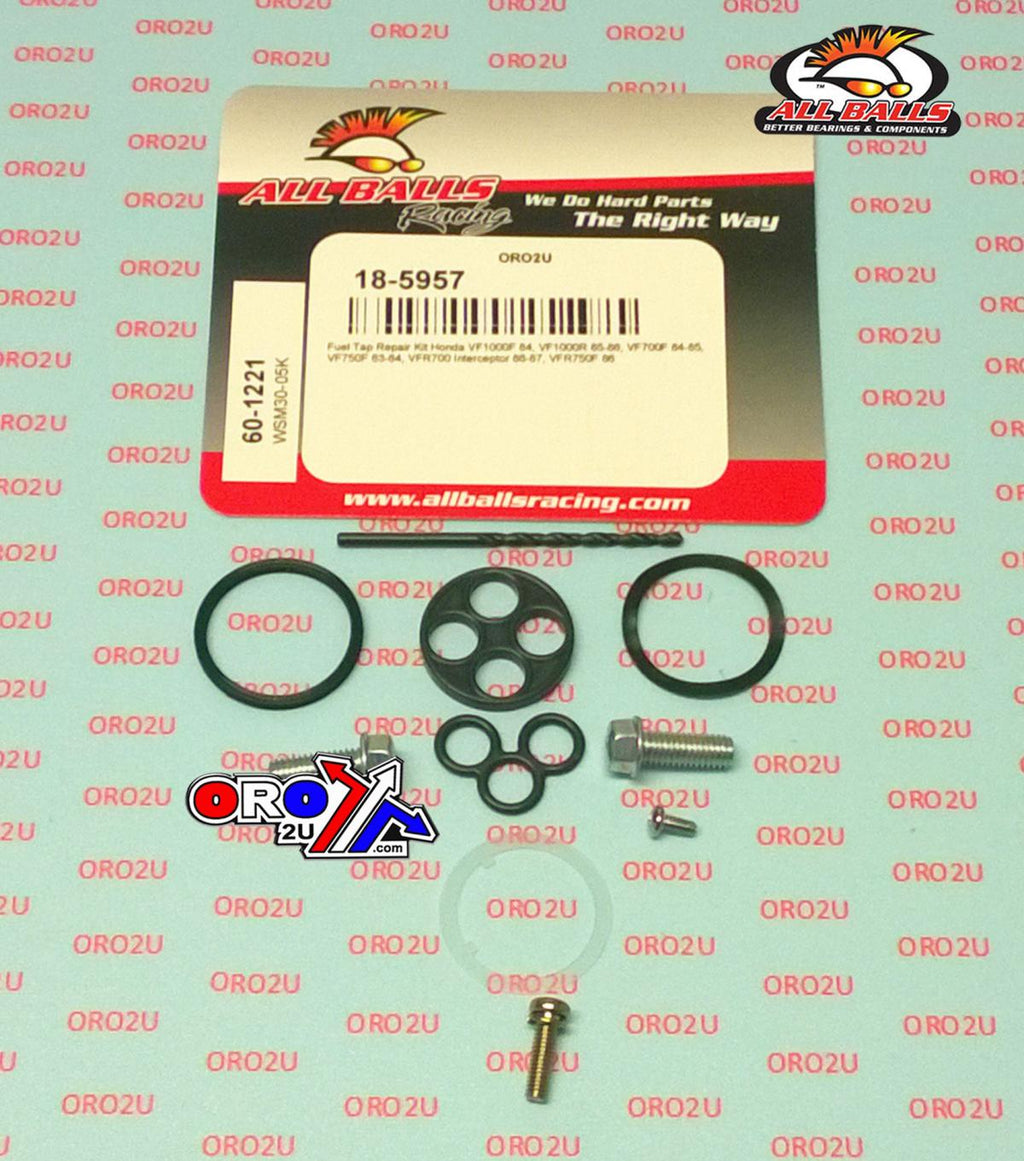FUEL TAP REPAIR KIT ALLBALLS, ALLBALLS 60-1221 HONDA VF/VFR 700-1000 83-87