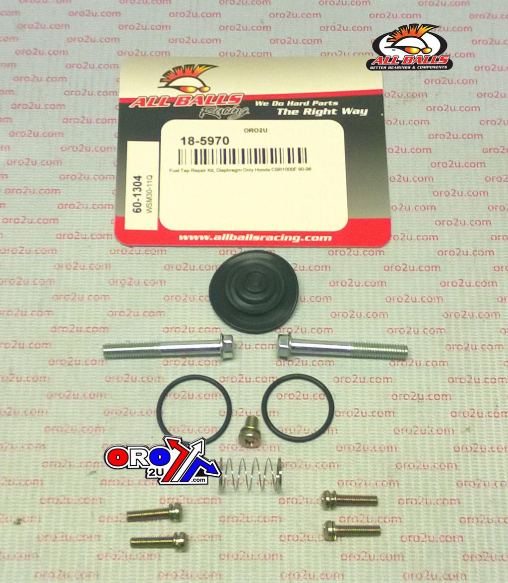 FUEL TAP REPAIR KIT ALLBALLS, ALLBALLS 60-1304 HONDA CBR1000F 90-96