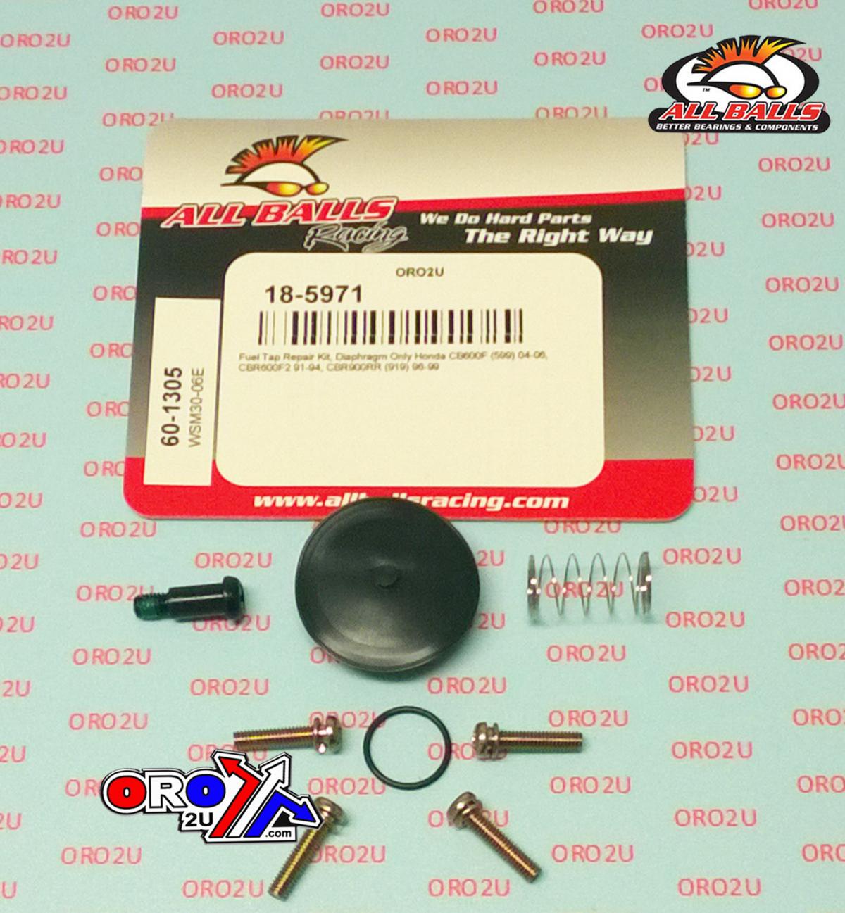 FUEL TAP REPAIR KIT ALLBALLS, ALLBALLS 60-1305 HONDA CB600 04-06/CBR600 91-94/900 96-99