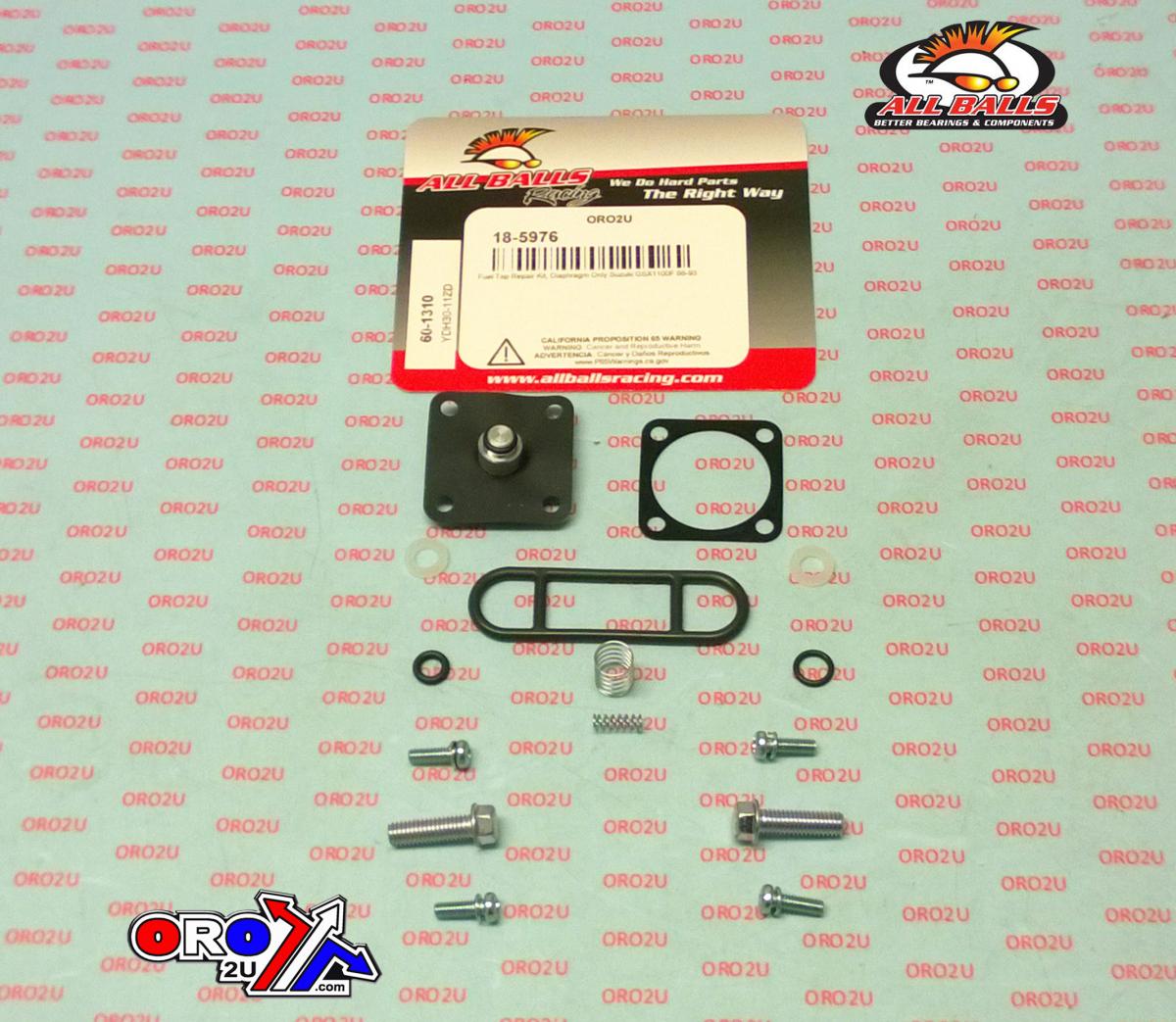 FUEL TAP REPAIR KIT ALLBALLS, ALLBALLS 60-1310 SUZUKI GSX1100F 88-93