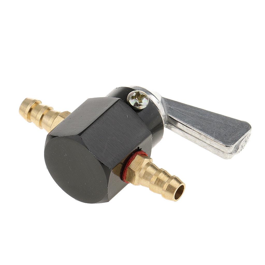 FUEL TAP INLINE BLACK