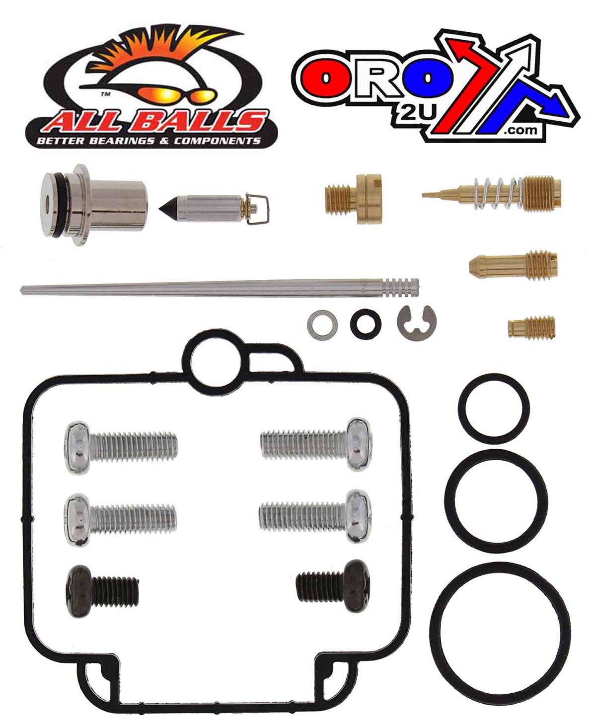 CARBURETOR REBUILD KIT 98-08 POLARIS SCRAMBLER 500, ALLBALLS 26-1020 ATV