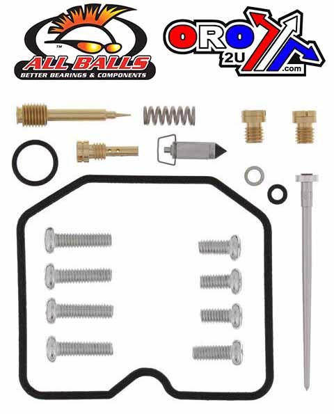CARBURETOR REBUILD KIT 2002 ARCTIC 375, ALLBALLS 26-1072 ATV
