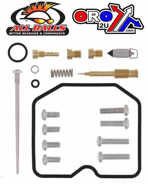 CARBURETOR REBUILD KIT 03-07 SUZ LT-A/LT-F500, ALLBALLS 26-1085 ATV