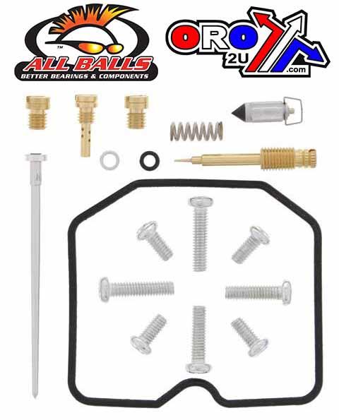 CARBURETOR REBUILD KIT 02-05 SUZ LT-A500, ALLBALLS 26-1088 ATV