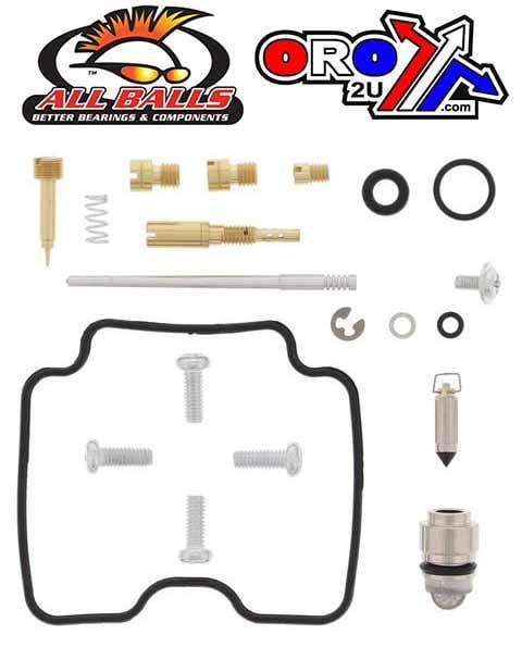 CARBURETOR REBUILD KIT 00-02 SUZ LT-F250, ALLBALLS 26-1093 ATV