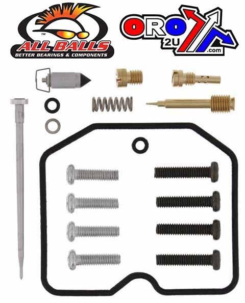 CARBURETOR REBUILD KIT 08-18 KAW KL650, ALLBALLS 26-1100 DIRT