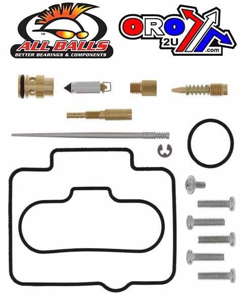 CARBURETOR REBUILD KIT 2003 HON CR250R, ALLBALLS 26-1164 DIRT