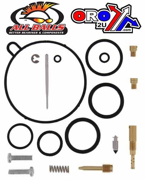 CARBURETOR REBUILD KIT 97-05 HON XR70R/CRF70F, ALLBALLS 26-1203 DIRT