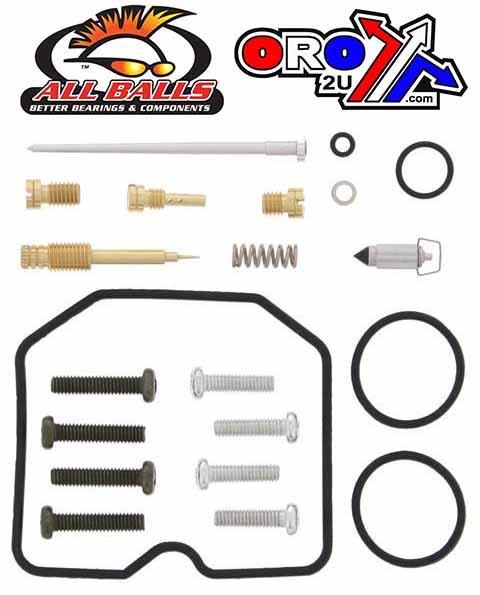 CARBURETOR REBUILD KIT 92-95 KAW KLF300, ALLBALLS 26-1228 ATV