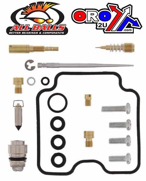 CARBURETOR REBUILD KIT 05-06 YAM YFM250, ALLBALLS 26-1254 ATV