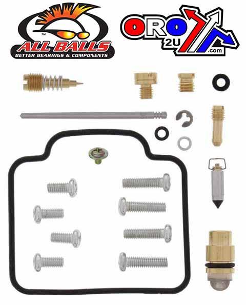 CARBURETOR REBUILD KIT 99-04 YAM YFM250, ALLBALLS 26-1258 ATV