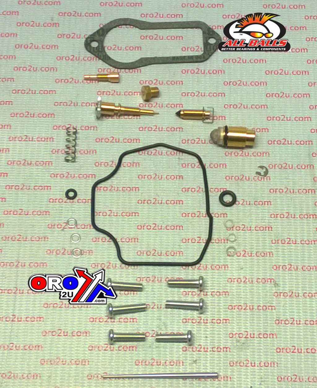 CARBURETOR REBUILD KIT 87-00 YAM TW200, ALLBALLS 26-1314 DIRT