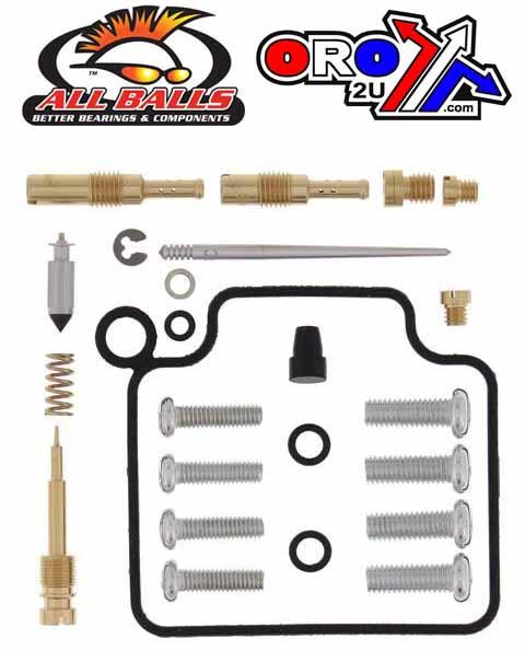 CARBURETOR REBUILD KIT 91-00 HON TRX300, ALLBALLS 26-1373 ATV